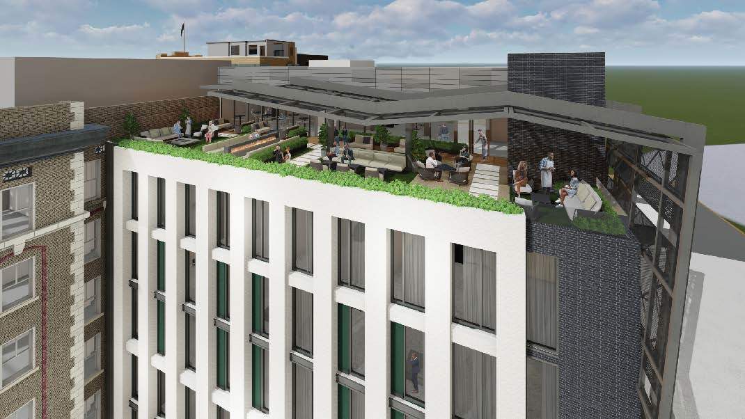 Plans for the Laura Trio include a rooftop bar.