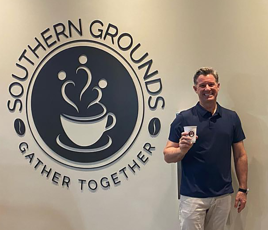 Southern Grounds & Co.  Mark Janacek at the Jacksonville International Airport location.