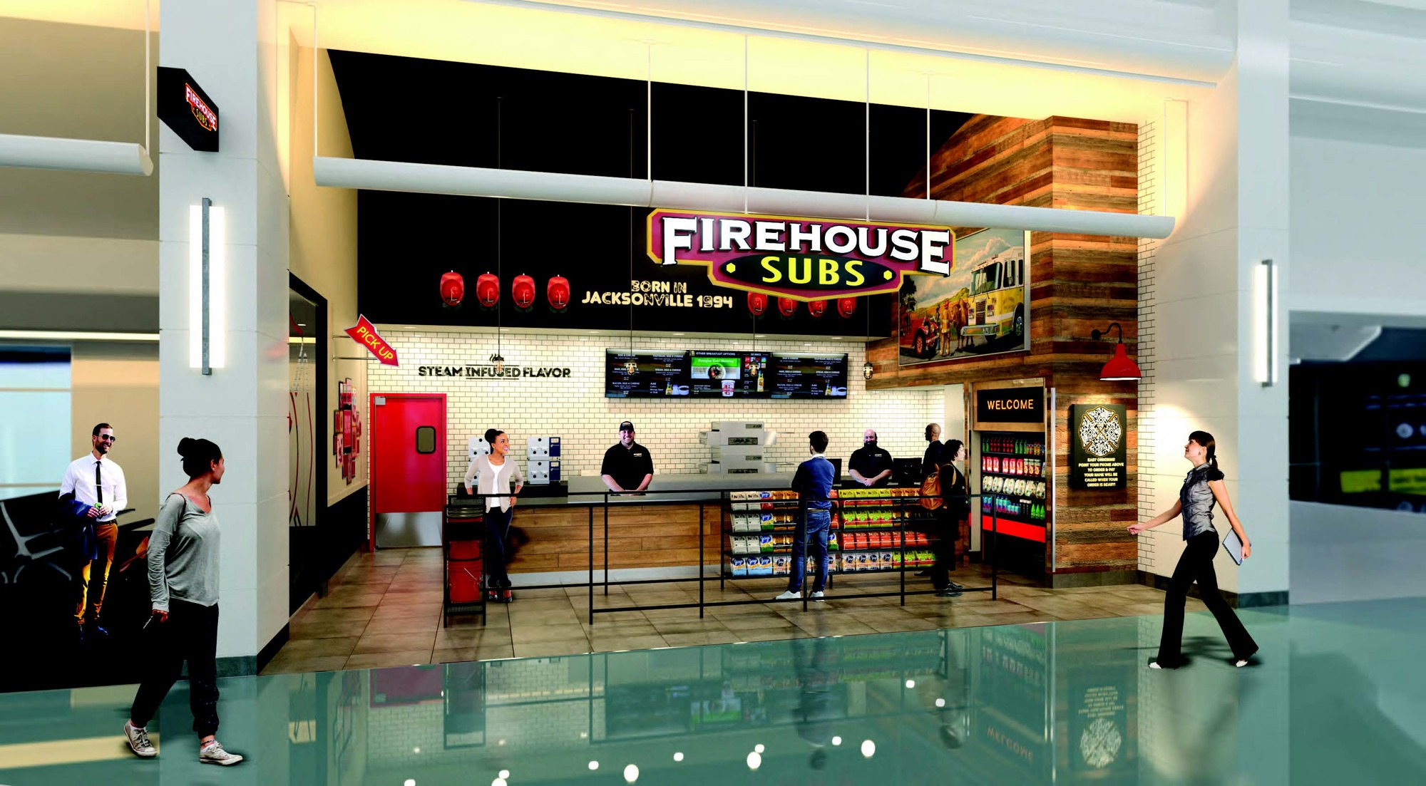 Firehouse Subs will move to Concourse C to replace “The Local.”