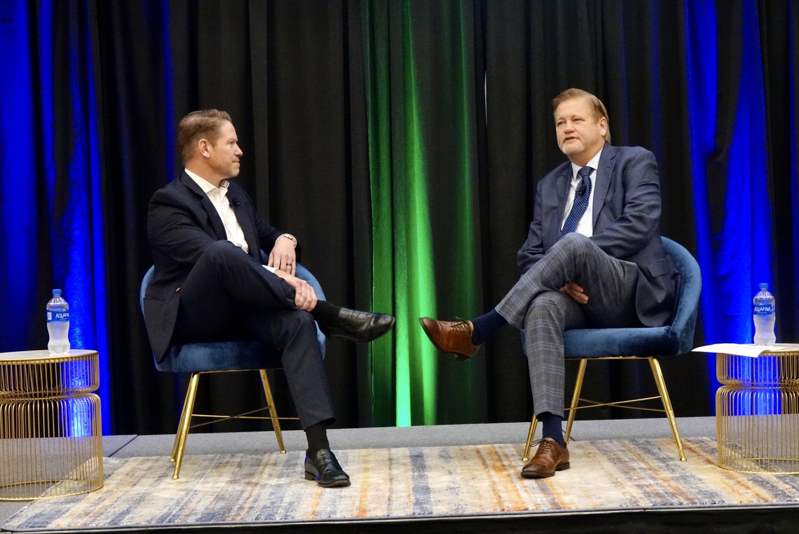 The breakfast began with a “fireside chat” between JAX Chamber President and CEO Daniel Davis and PRI Productions CEO Randy Goodwin, the 1997 Small Business Leader of the Year.