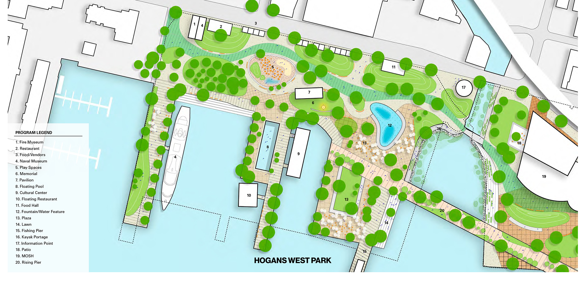 The Shipyard West area is shown in the  duPont Fund connectivity study.
