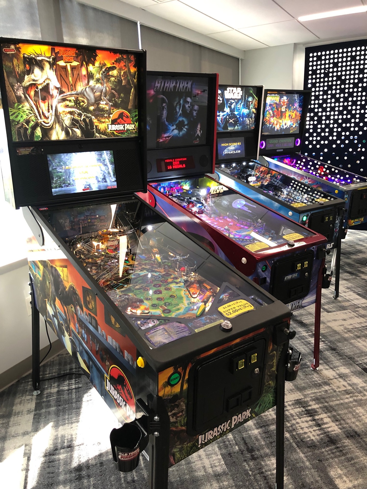 VyStar employees can take a break with a game of pinball.