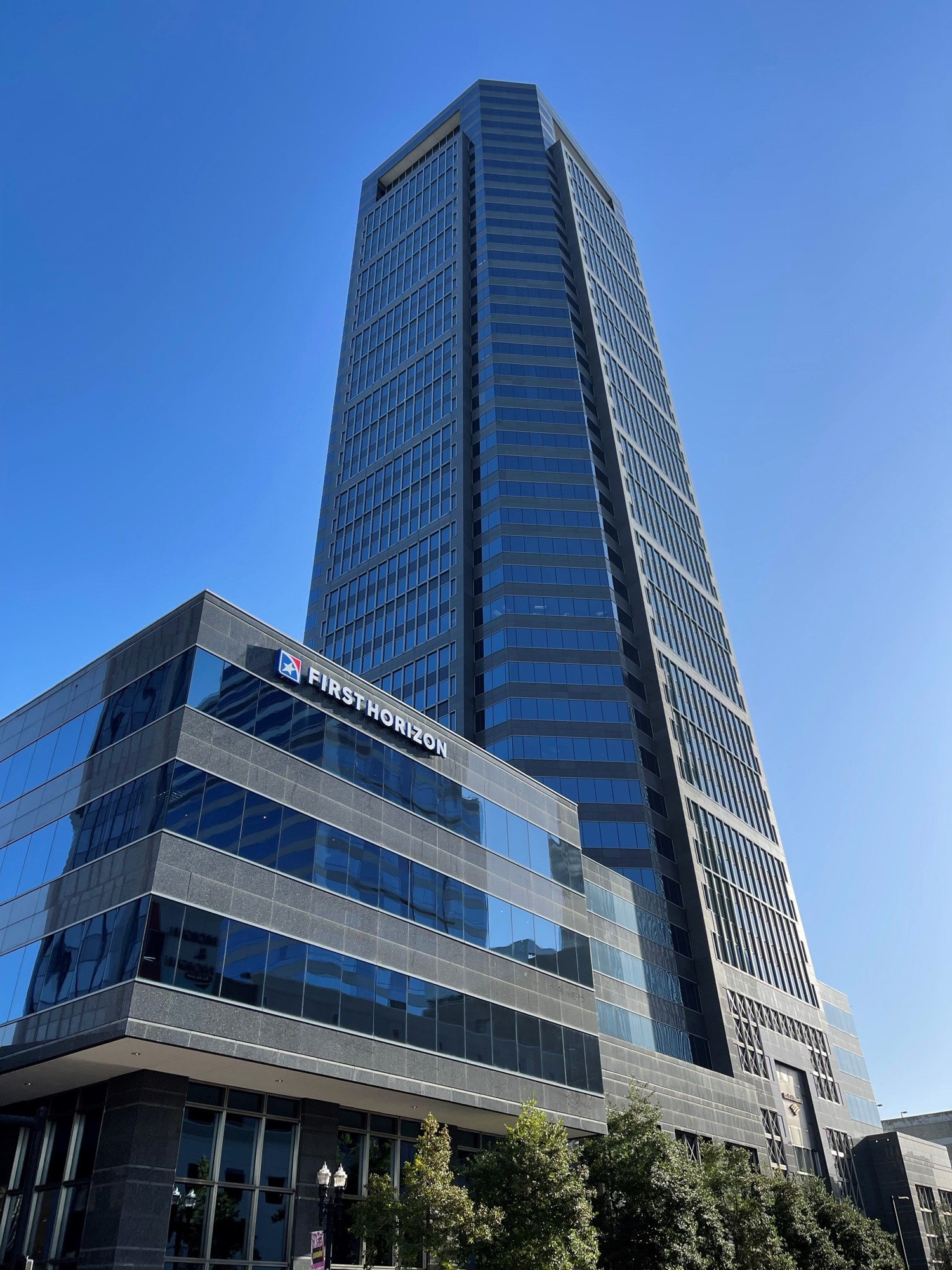 The First Horizon name change is completed at 135 W. Bay St.