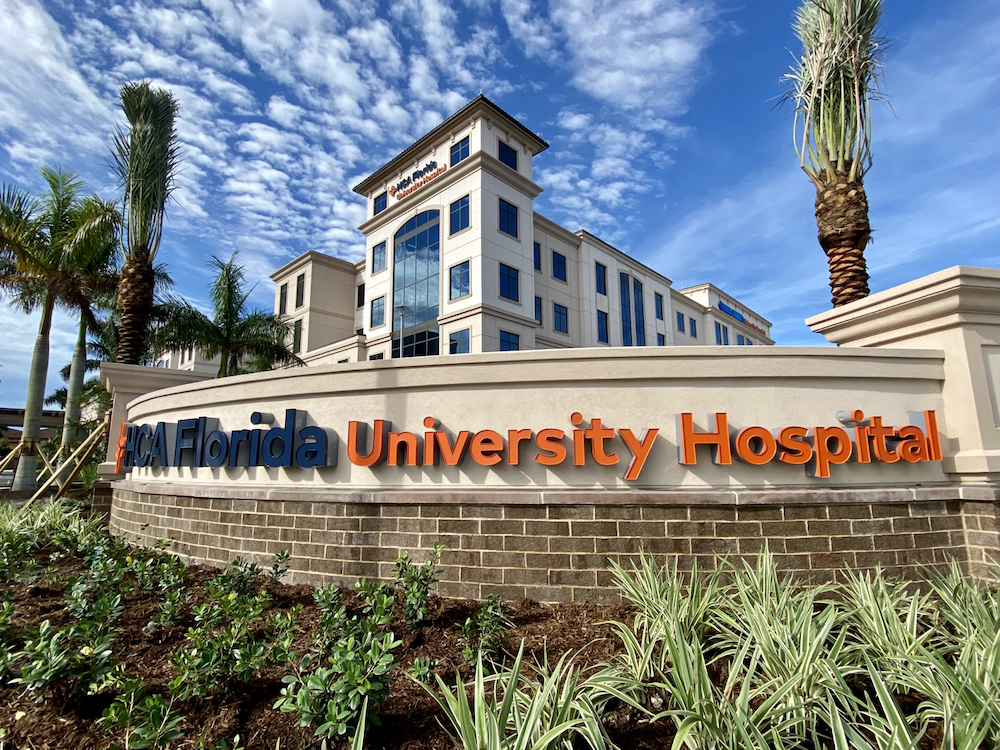 HCA Florida University Hospital in Davie.