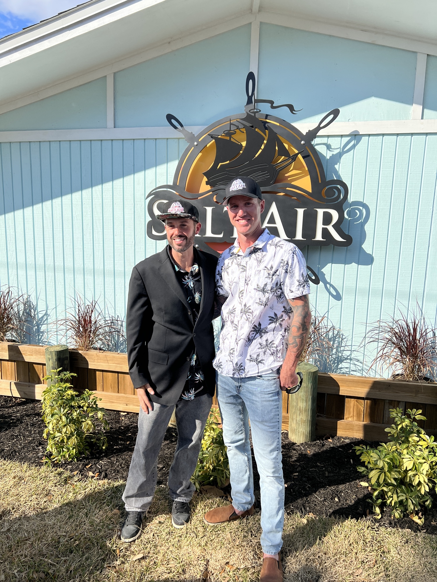 Curtis DeWitt, left, and his business partner, Kyle Stucki, purchased the Salt Air Motel, transforming it into the Salt Air Inn & Suites in Atlantic Beach.