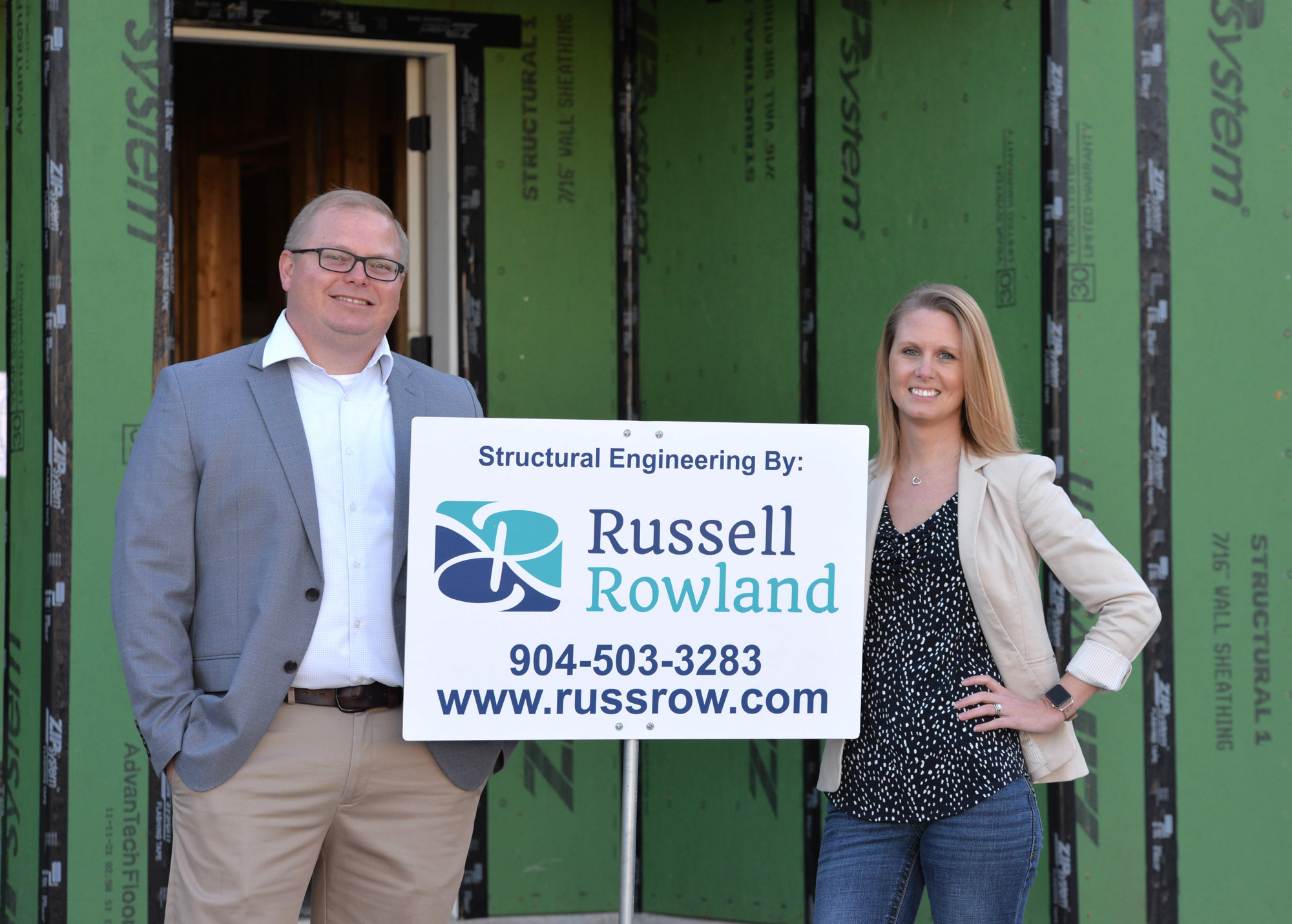 Russell Rowland is a 51-49 partnership where Rowland, 34, is president and CEO and Russell, 36, is vice president of engineering. (Photo by Dede Smith)