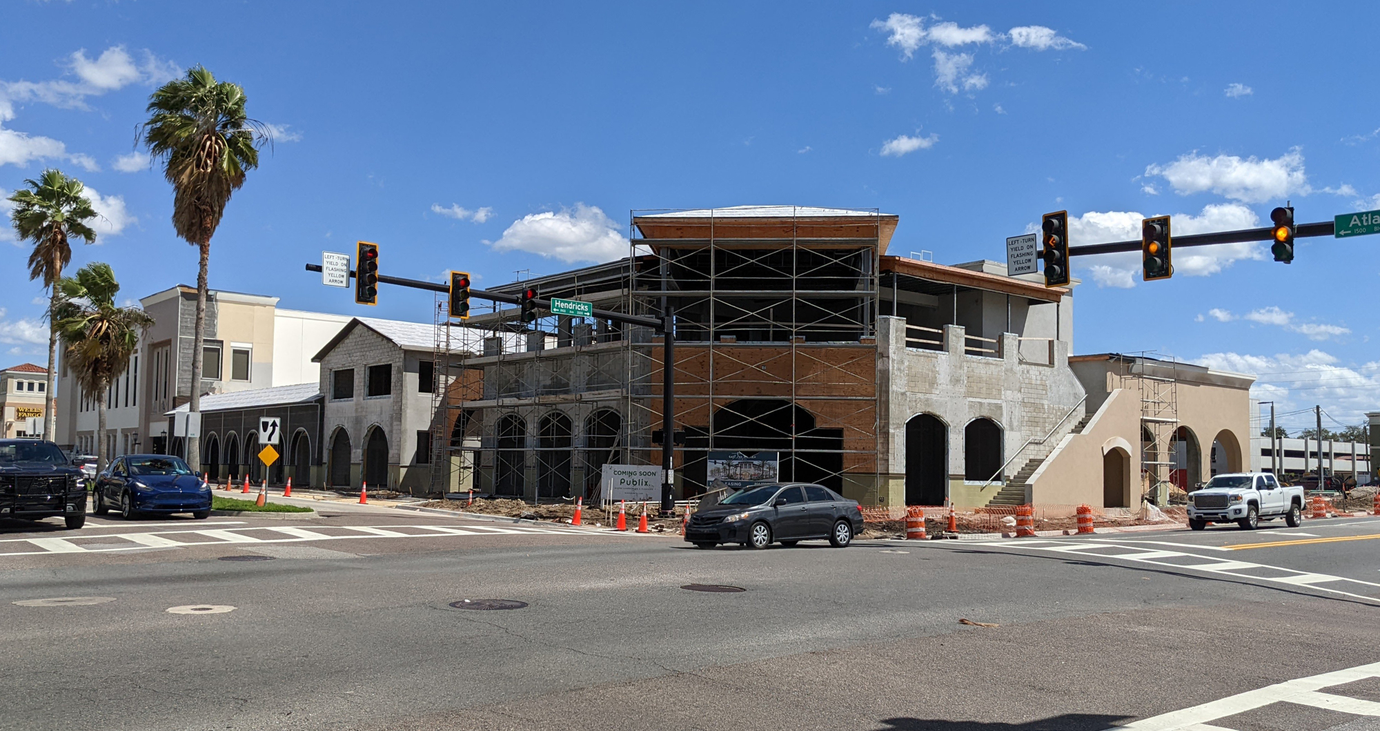 Gemma Fish + Oyster will anchor this corner of East San Marco at Hendricks Avenue and Atlantic Boulevard. The two-story restaurant will have  6,500 square feet of space with seating available at street level.