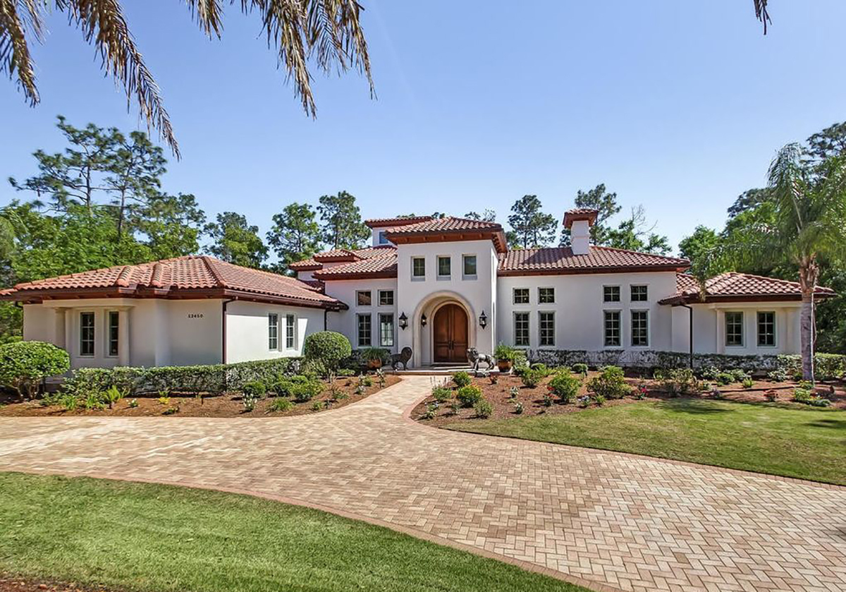 The former Meyer home is at 12450 Royal Troon Lane in the gated Glen Kernan Golf & Country Club in South Jacksonville.