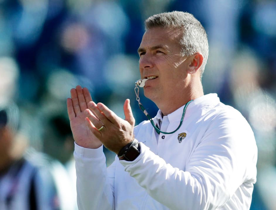 Fired Jacksonville Jaguars head coach Urban Meyer.