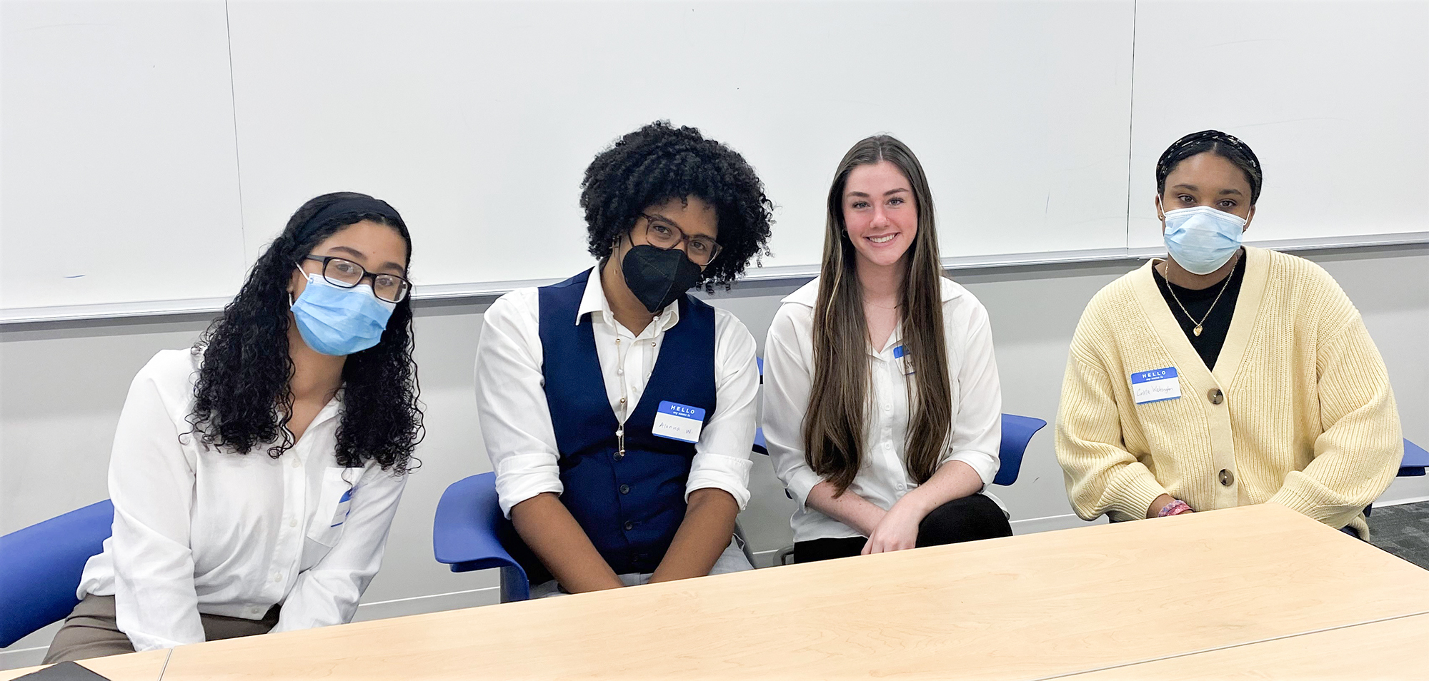 University of North Florida students spent the day volunteering to help clinic attendees.