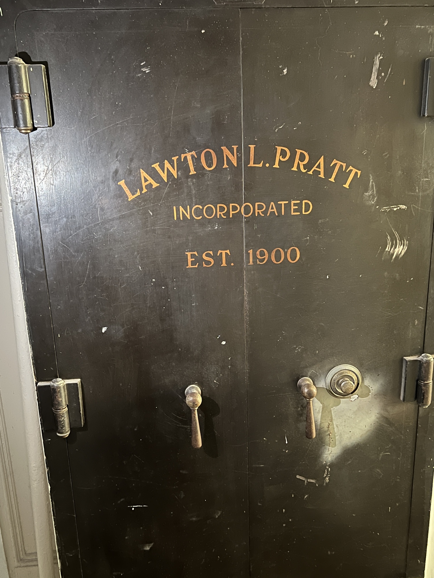 The safe remains inside the Pratt Funeral Home in LaVilla at 525 W. Beaver St. The new owner of the property wants to preserve this and other artifacts to decorate his proposed Airbnb.