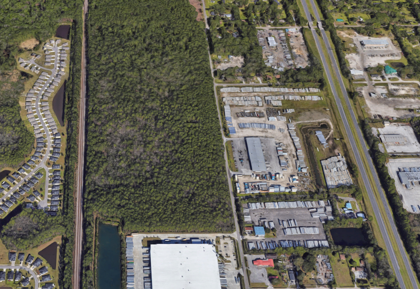 Warehouse Rentals will build the structures on 16 acres at 2730 Pickettville Road. (Google)