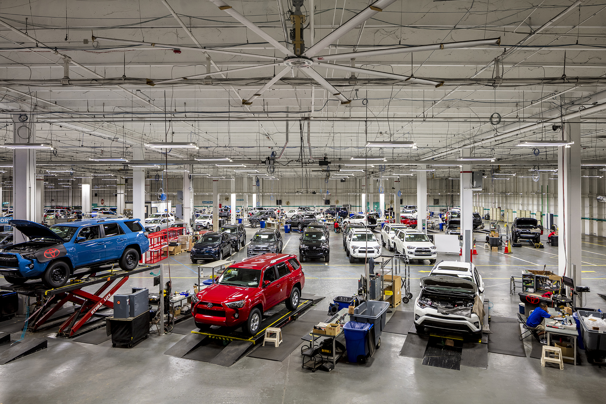 About 100,000 Toyota and Lexus vehicles are processed annually through JaxPort.