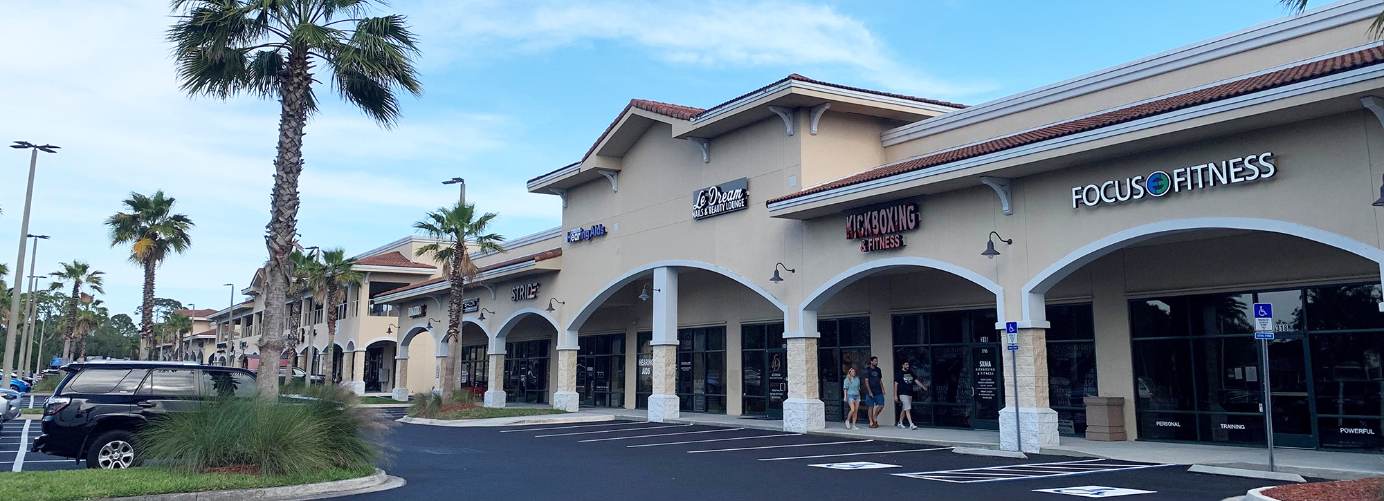 Hakimian Holdings has been making upgrades to the Gates of Beach Boulevard shopping center. This the after photo.