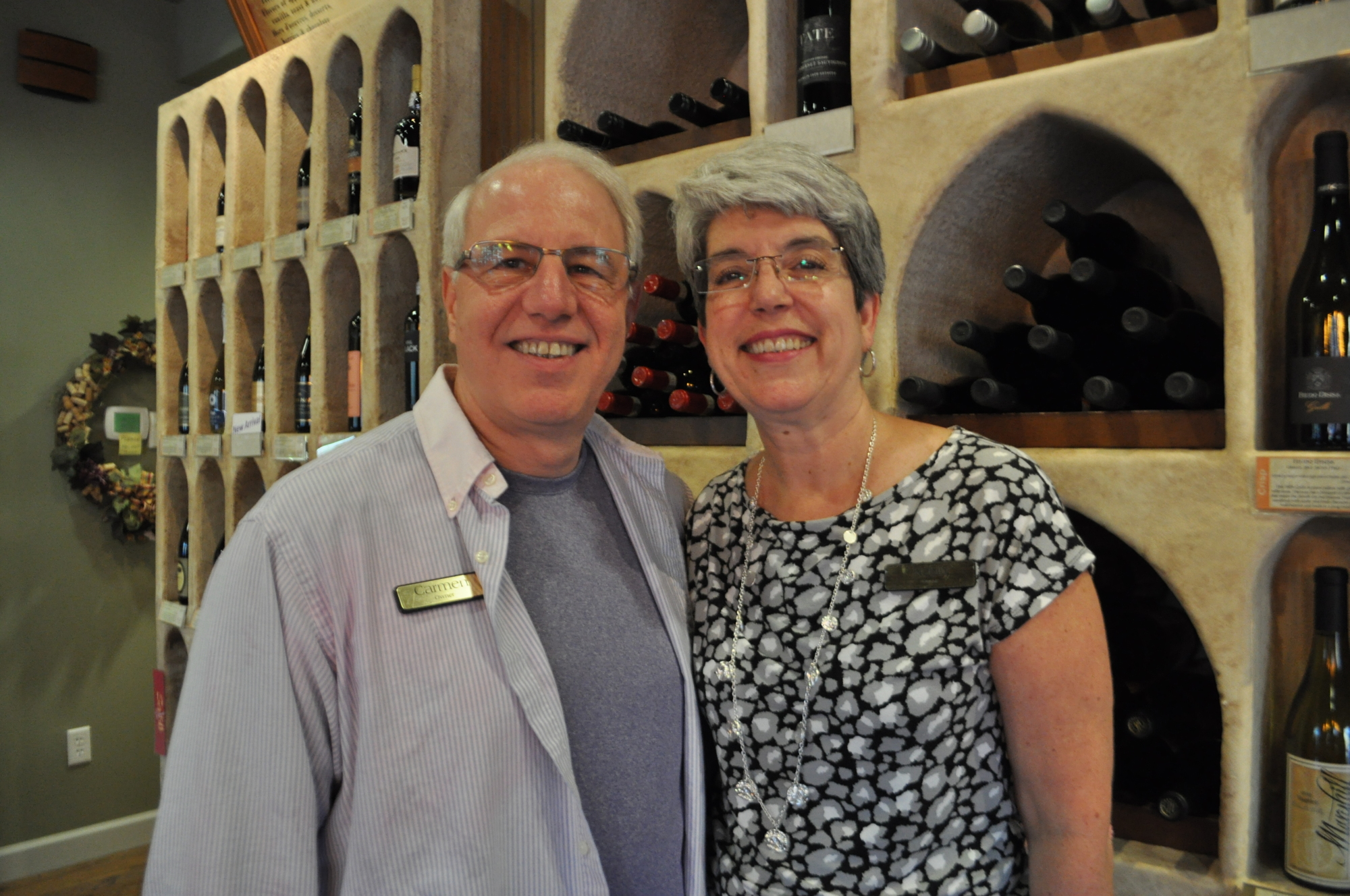 Carmen and Robin Spagnola, owners of Cheers to Wine, say customers inspired the store's new name.