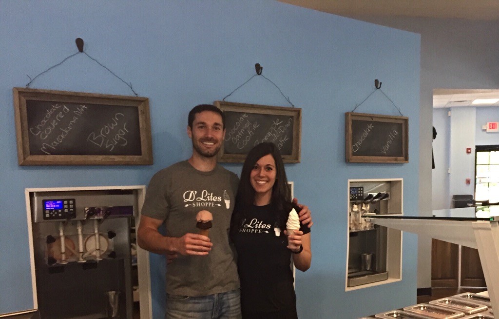 D'Lites Shoppe owners Zak Mestanicik and Kirsten George want to satisfy customers' sweet teeth with flavorful, but healthy options.