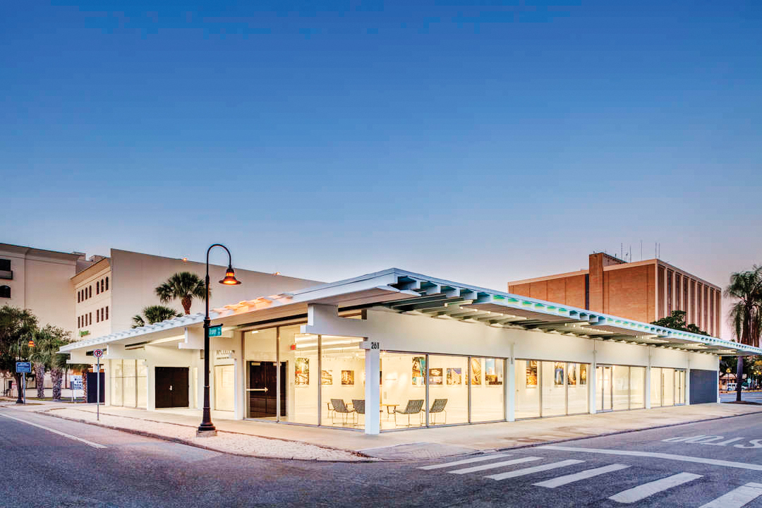 Center for Architecture Sarasota is located in the Scott Building at 265 S. Orange Ave., renovated and retitled the McCulloch Pavilion in honor of a donor. Photo by Greg Wilson