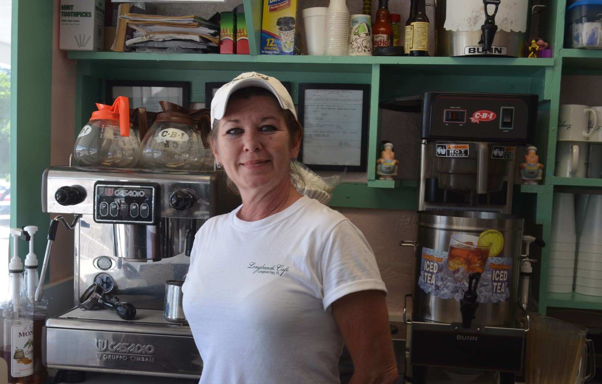 Longbeach Café owner Colleen Collandra