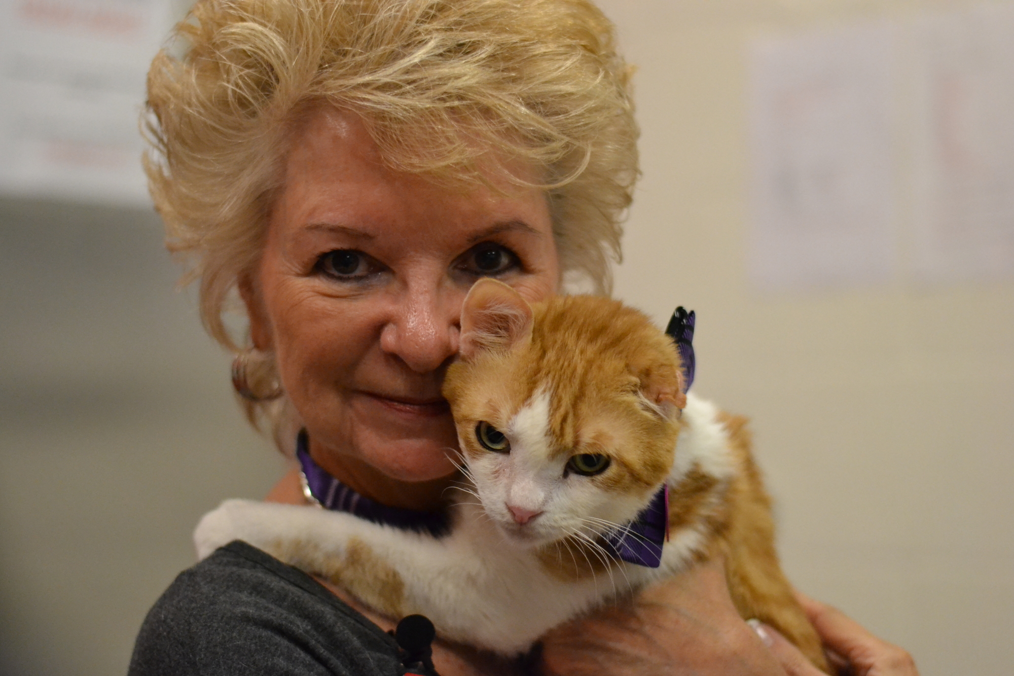 Nancy Colby rehabilitated Bow-Tie after being rescued from a hoarding situation in Charlotte County.