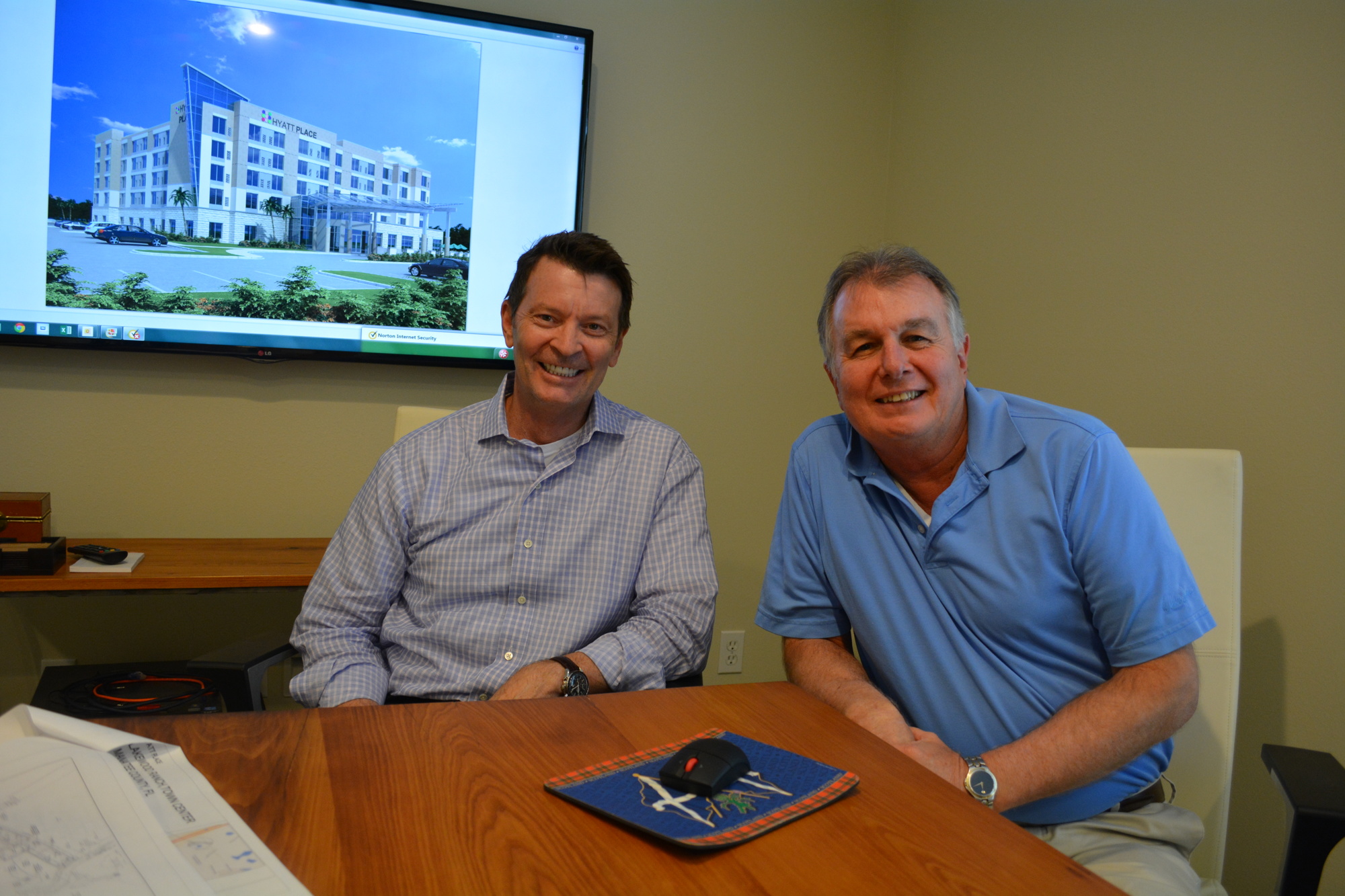 Floridays Development Co. CEO and President Angus Rogers and developer Steve Mullen are eager to partner with the Hyatt brand for the project.