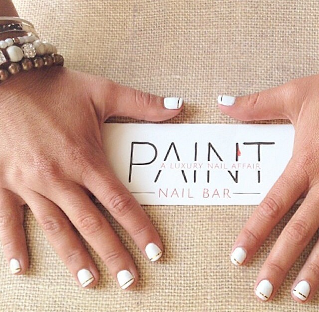 You deserve it. Treat yourself to a manicure and pedicure (we know you can't reach your toes to do them yourself anymore) at Paint Nail Bar.
