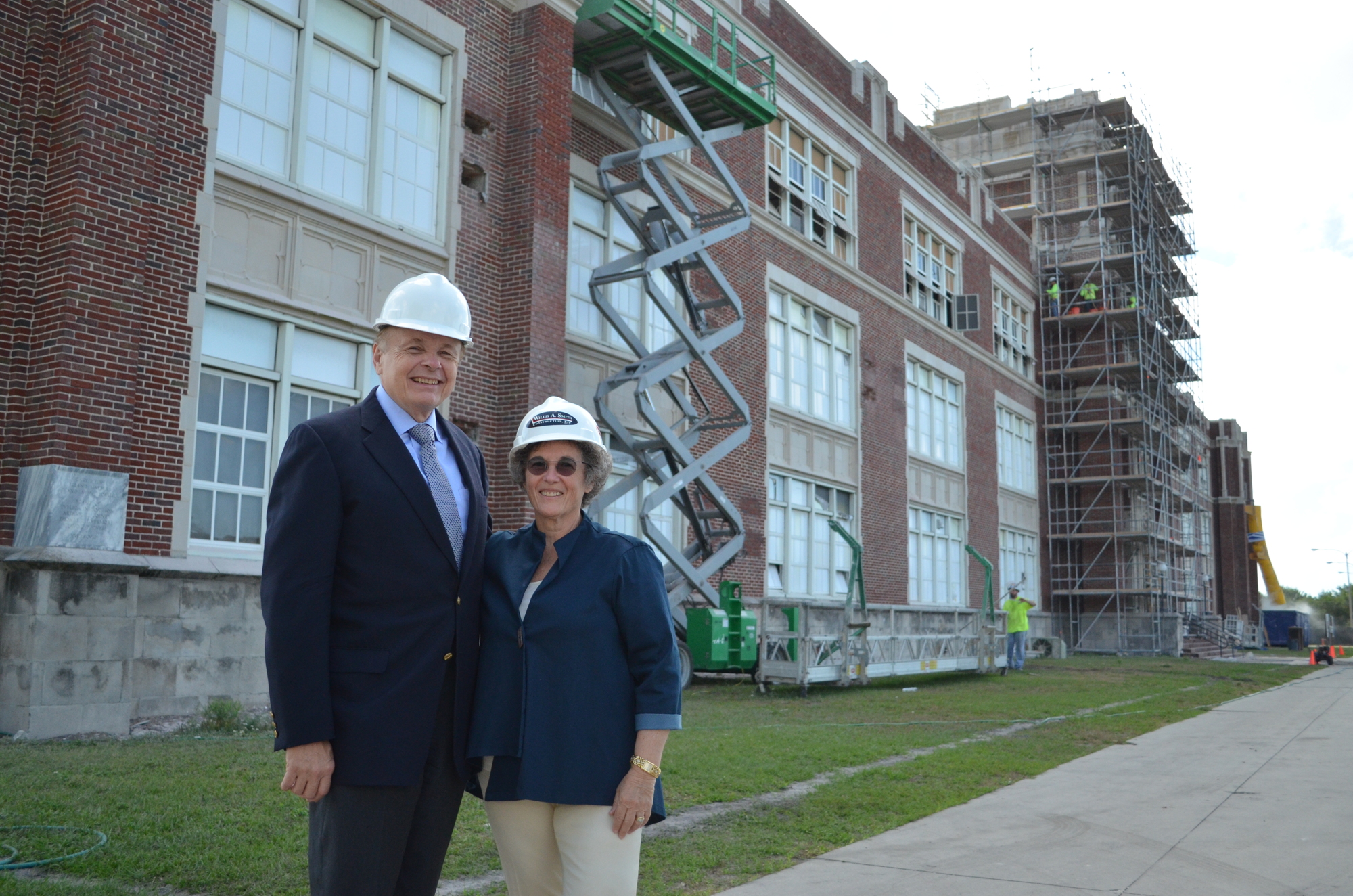 President of Ringling College Larry R. Thompson and SMOA  president Wendy G. Surkis are excited for Russell's arrival