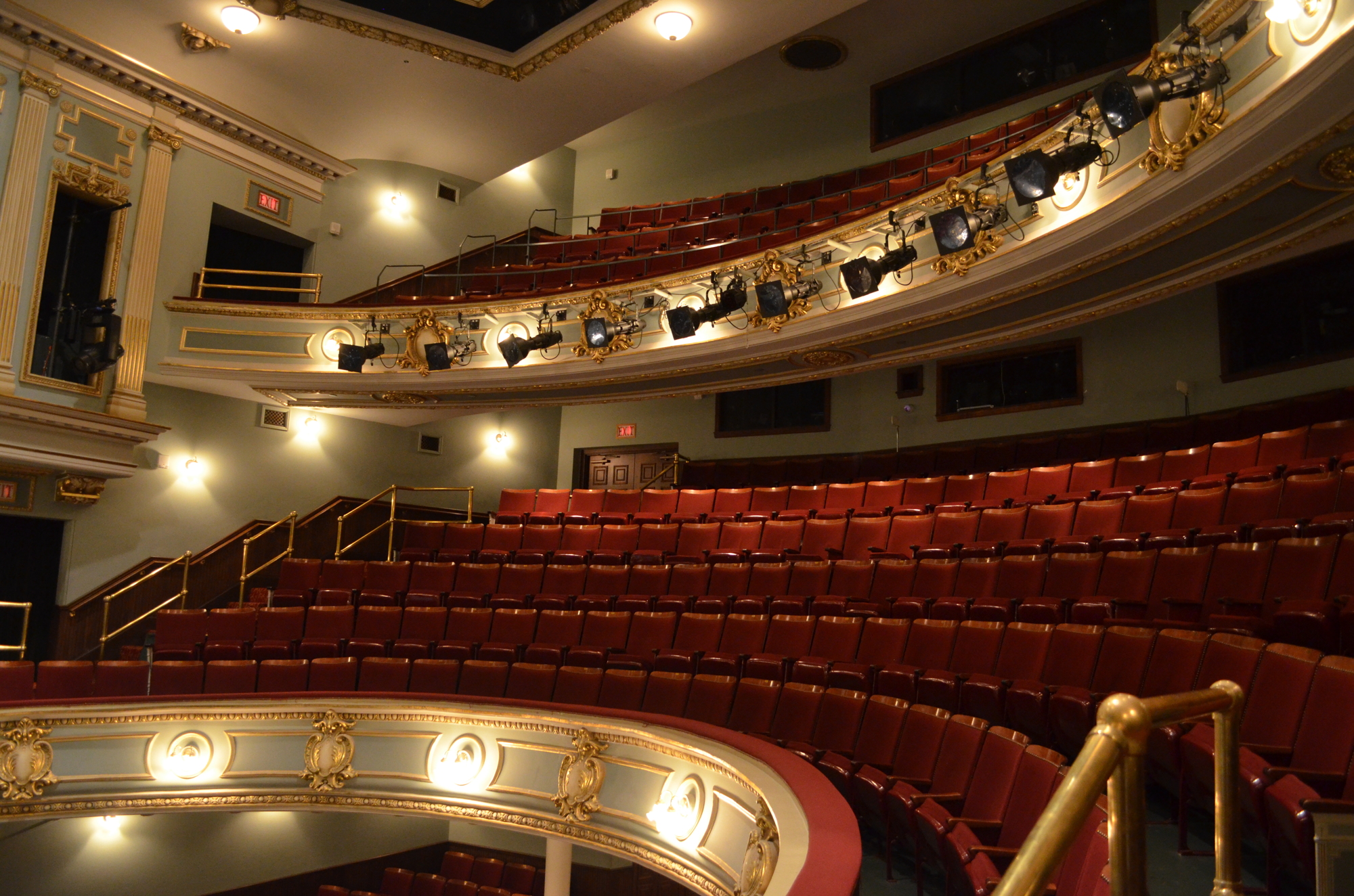 The interior of the Mertz Theatre.