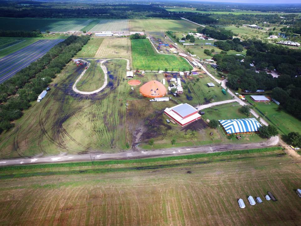 Hunsader Farms posted this aerial shot on Facebook last week to show the flooding damage. Photo credit Blake Sliker.
