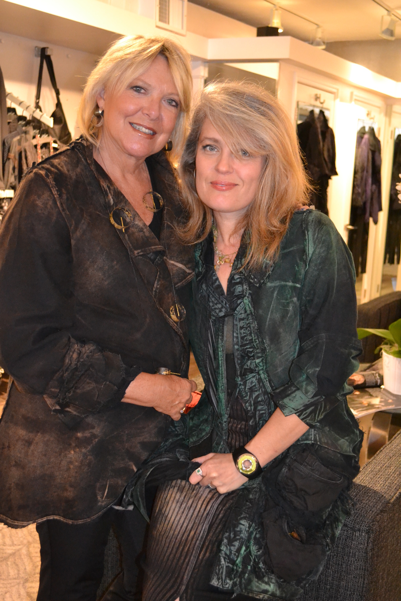 Dream Weaver owner Joan Morgan and designer Tatiana Palnitska