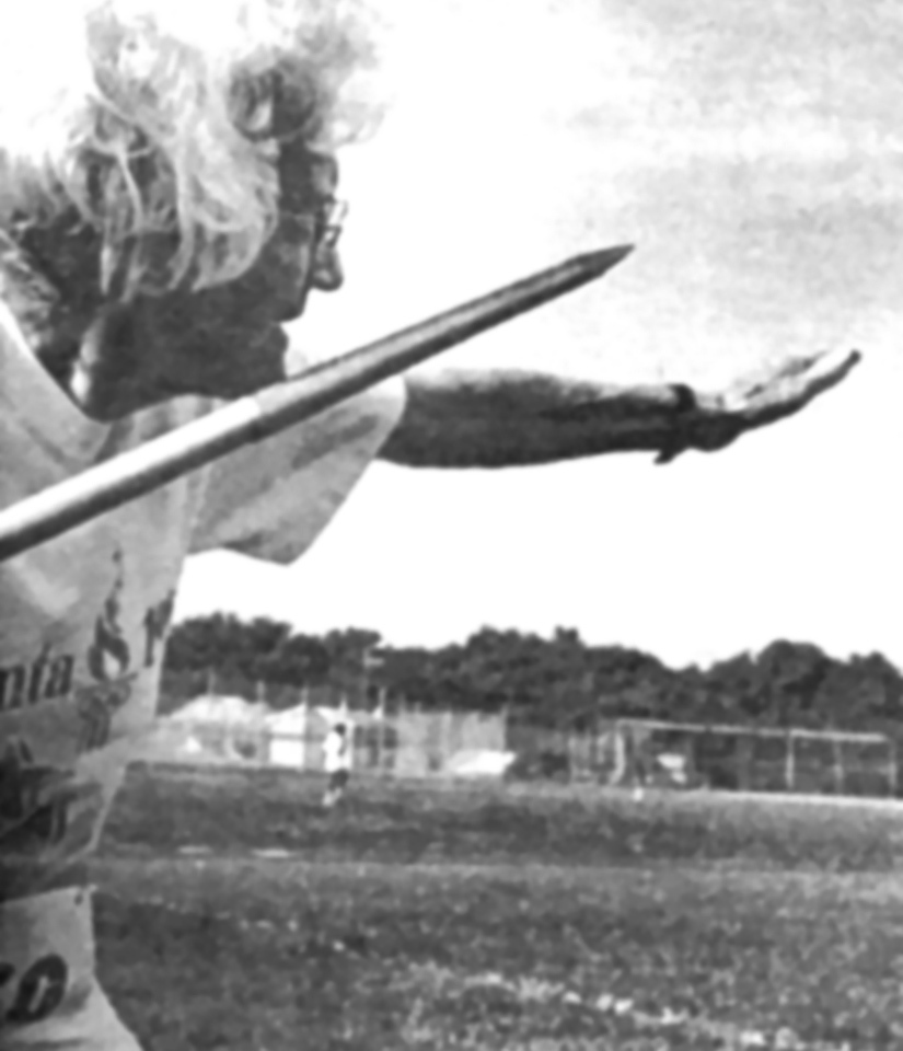 Hetty Lange, then 86, competes in the Senior Games.