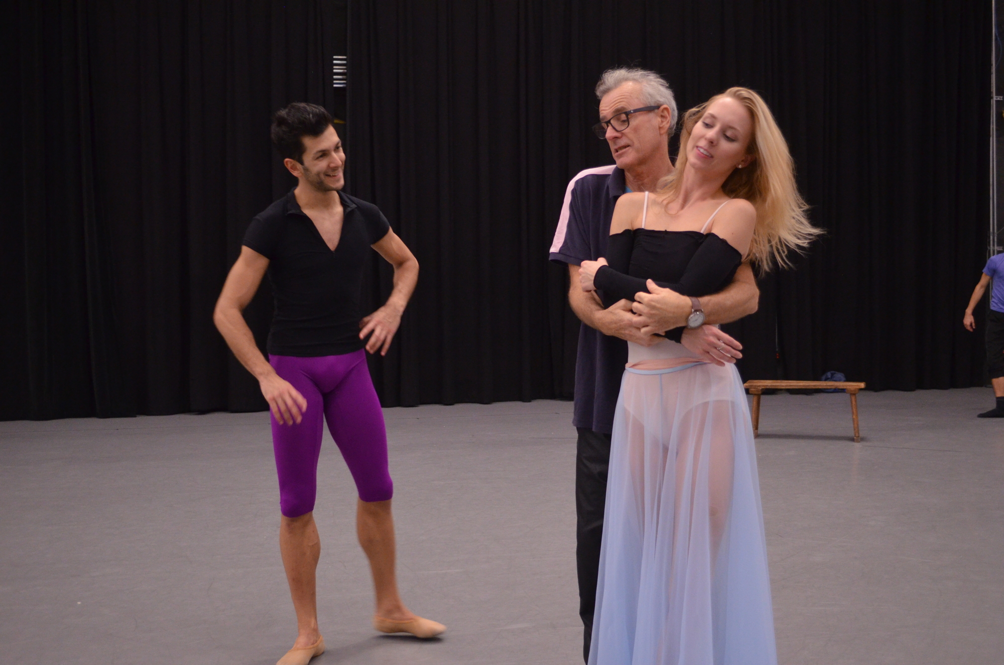 Grant Coyle shows Ricardo Graziano how to passionately hold his partner Victoria Hulland in Sir Frederick Ashton's 