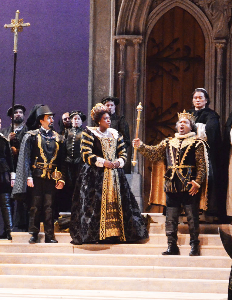 Kevin Short, as the imposing King Philippe II, reigns over the ensemble with his bass-baritone.