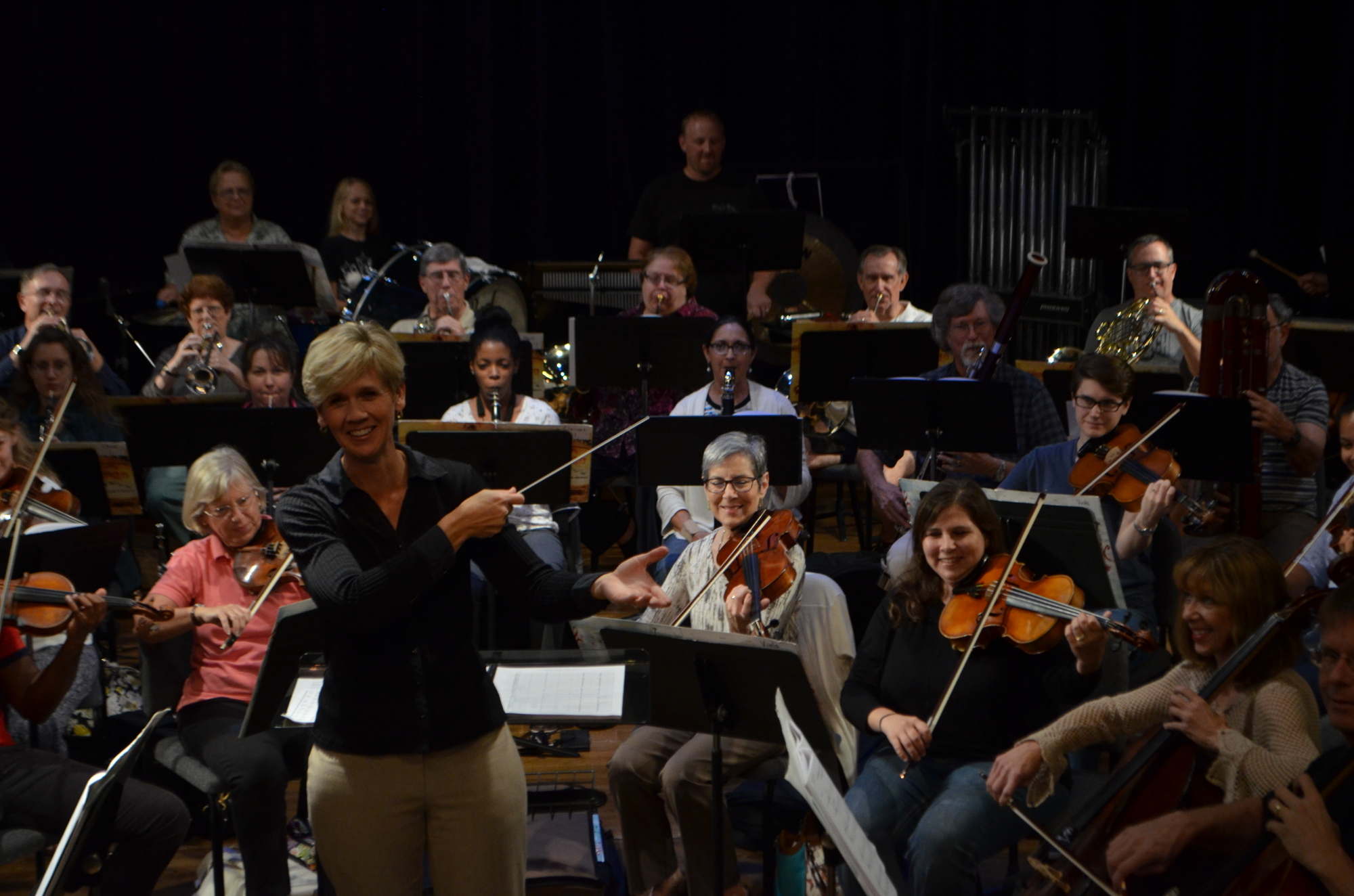 Robyn Bell,  conductor of The Pops Orchestra, wanted a piece to challenge the musicians.