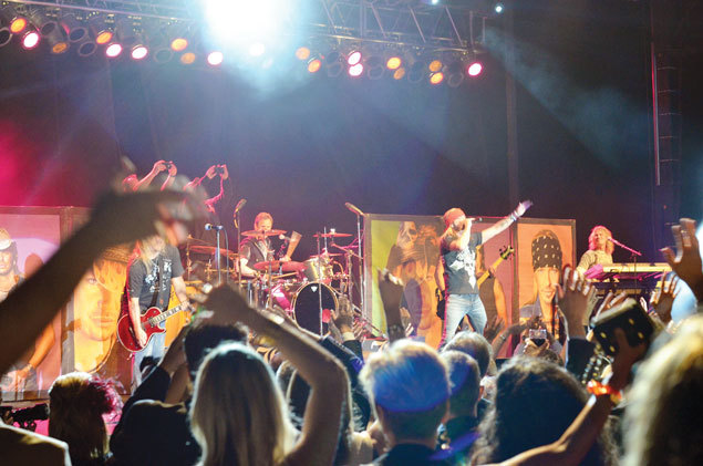 Bret Michaels performed at u2014 and donated to u2014 Firefly Gala. Photo by Heather Merriman.