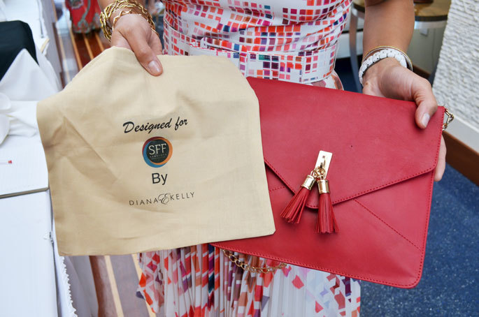Diana E Kelly's handbag for the Sarasota Film Festival. Photo by Heather Merriman.