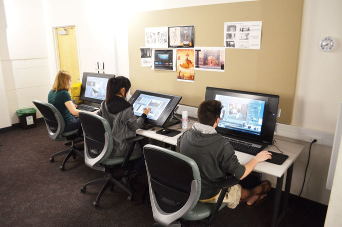 Computer animation majors at Ringling College learn animation basics to eventually be able to create their own original short films.