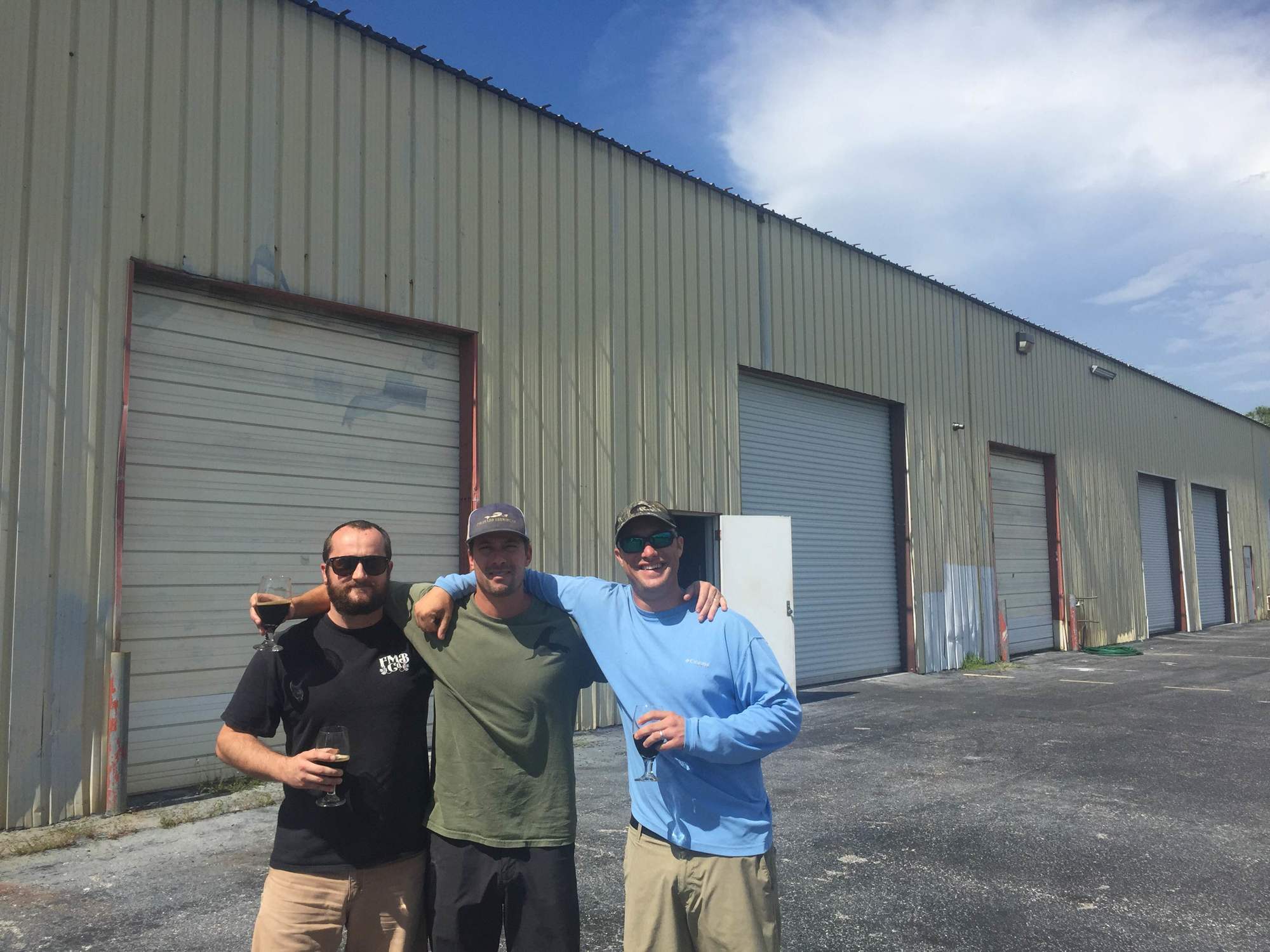 Calusa Brewing Co. brewmaster Jason Thompson and founding partners Geordie Rauch and Vic Falck hope to open their brewery by late fall.