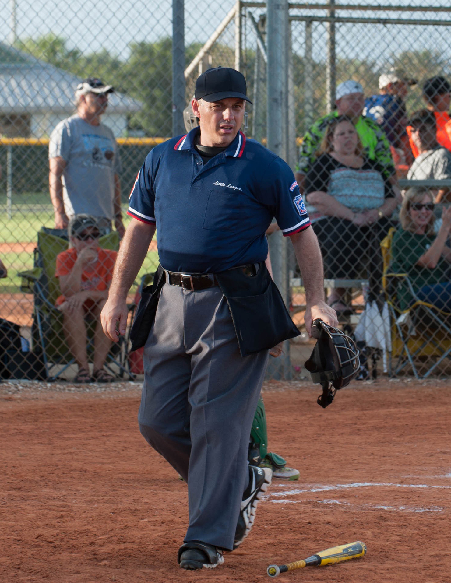 Guy Vilt umpires at least five games a week.