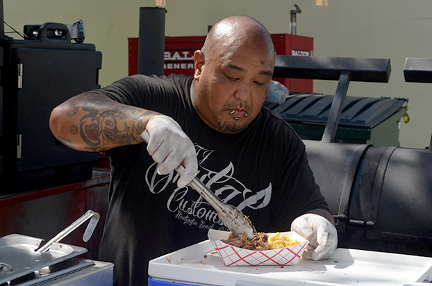 Ray Mabalot serves up Mouthole BBQ and JDub's Brewing Co.