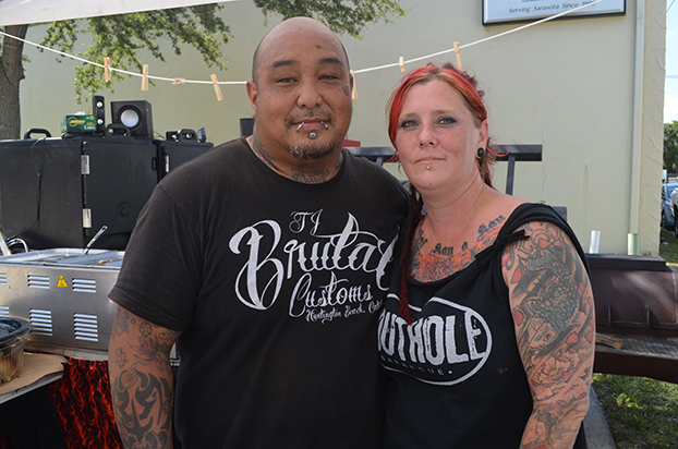 Ray and Nicole Mabalot of Mouthole BBQ