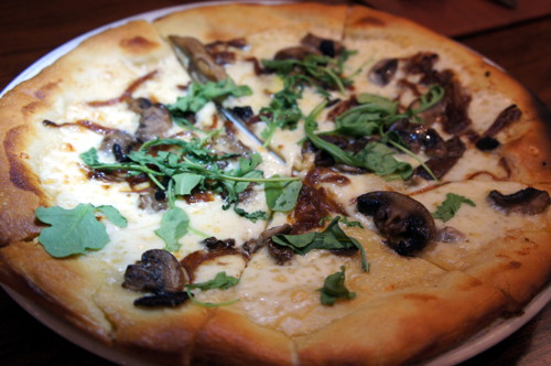 The funghi brick oven pizza- a great starter to share