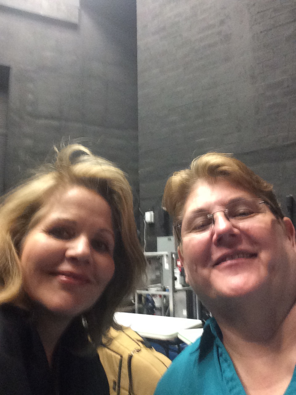 Pat Joslyn’s birthday selfie with Renée Fleming. Courtesy photo