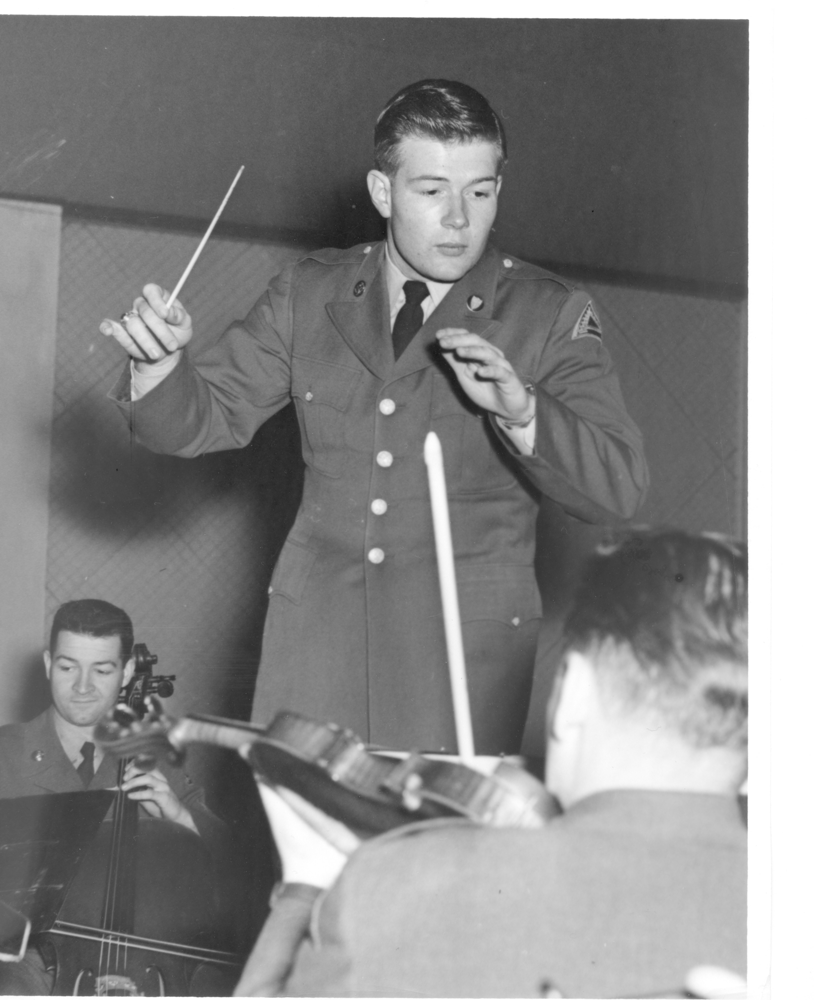Edward Alley found himself the conductor of a full symphony orchestra at age 22.