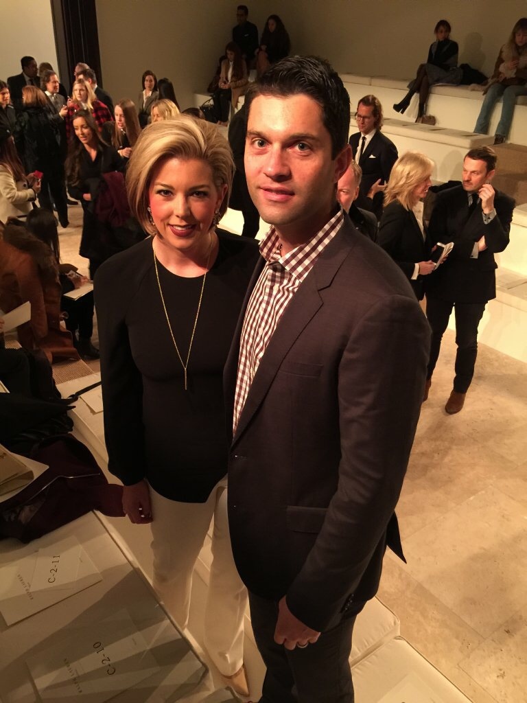 Ali and Eric Miller at the Ralph Lauren Collection Fall 2016 show. Courtesy photo