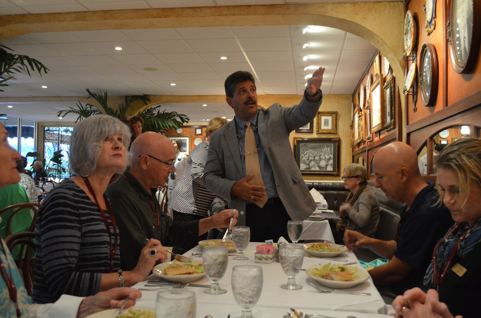 General Manager John Manetti tells the history of Columbia Restaurant.