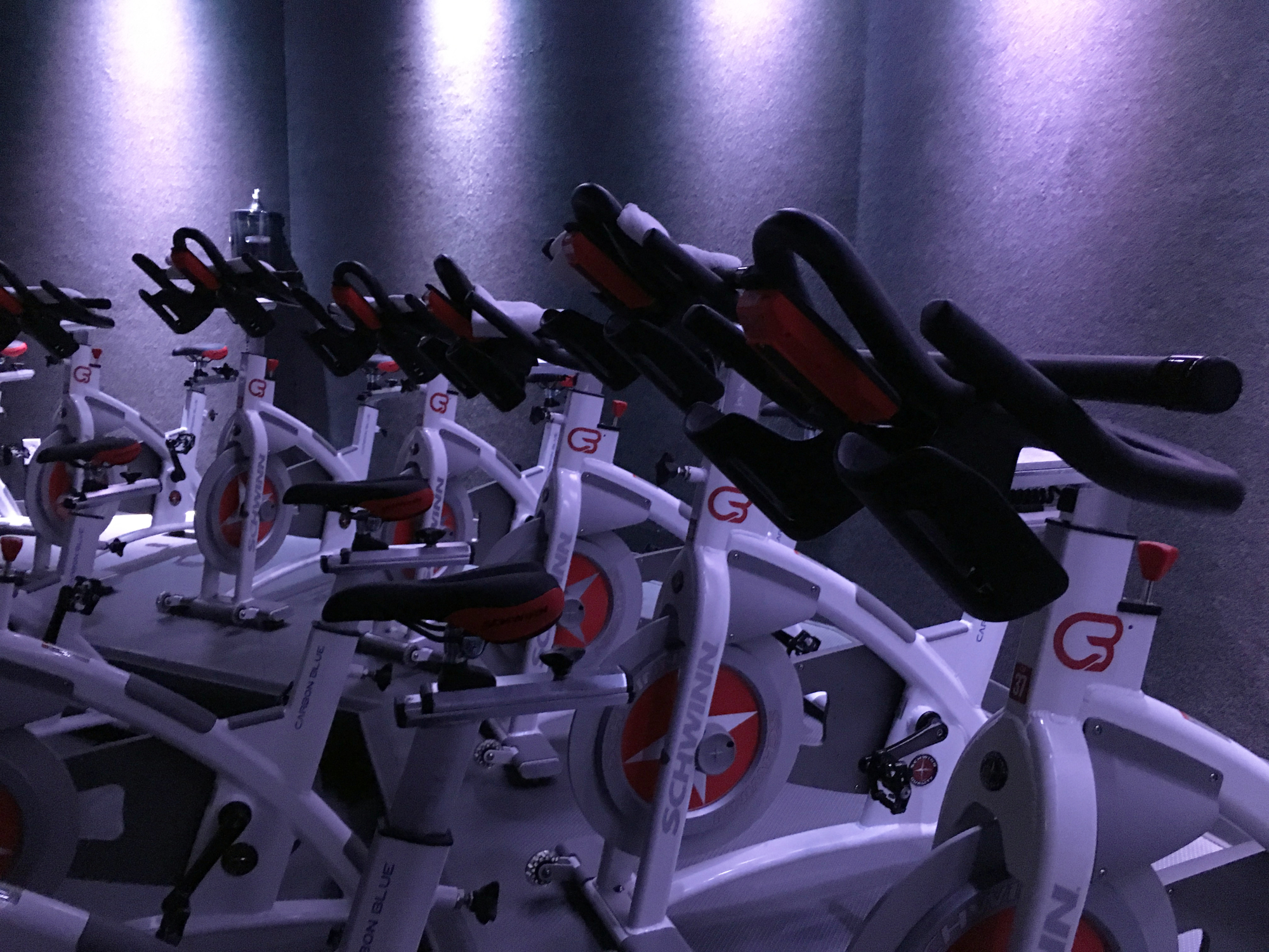 The 50 bike studio is located at 5275 University Parkway #101.
