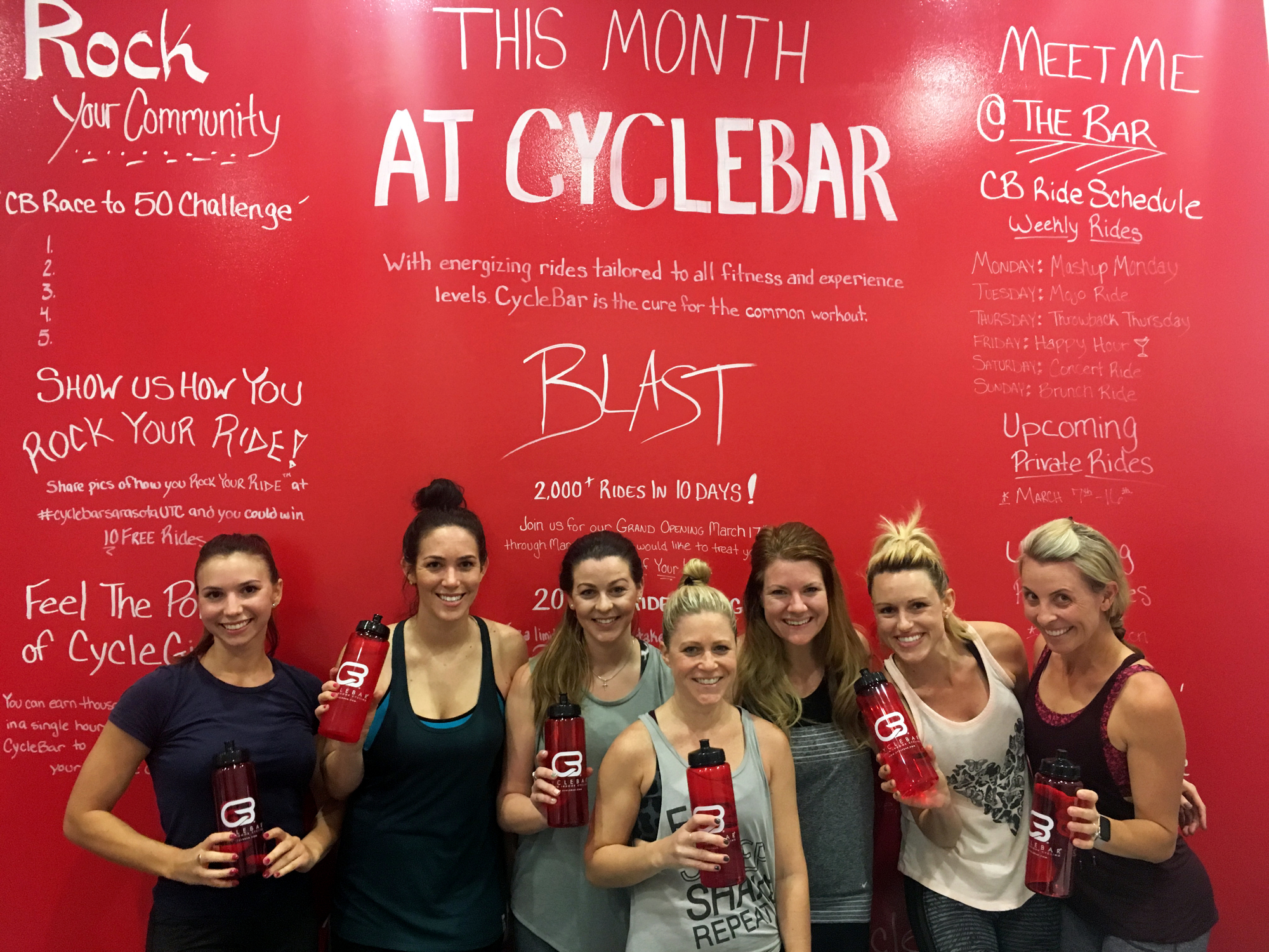 Designing Daughters and our own BT Editor try out Cycle Bar March 7. Through its CycleGiving program, Cycle Bar partners with charities to help raise donations.