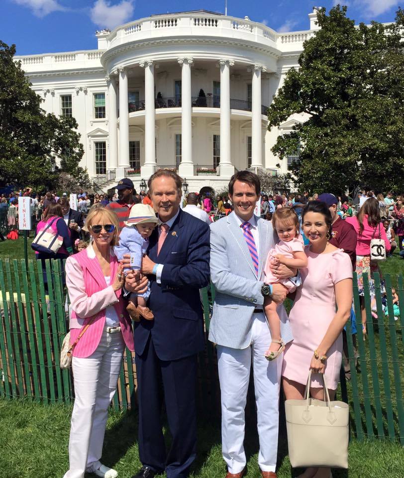The Buchanan's enjoy Easter Sunday at the White House.
