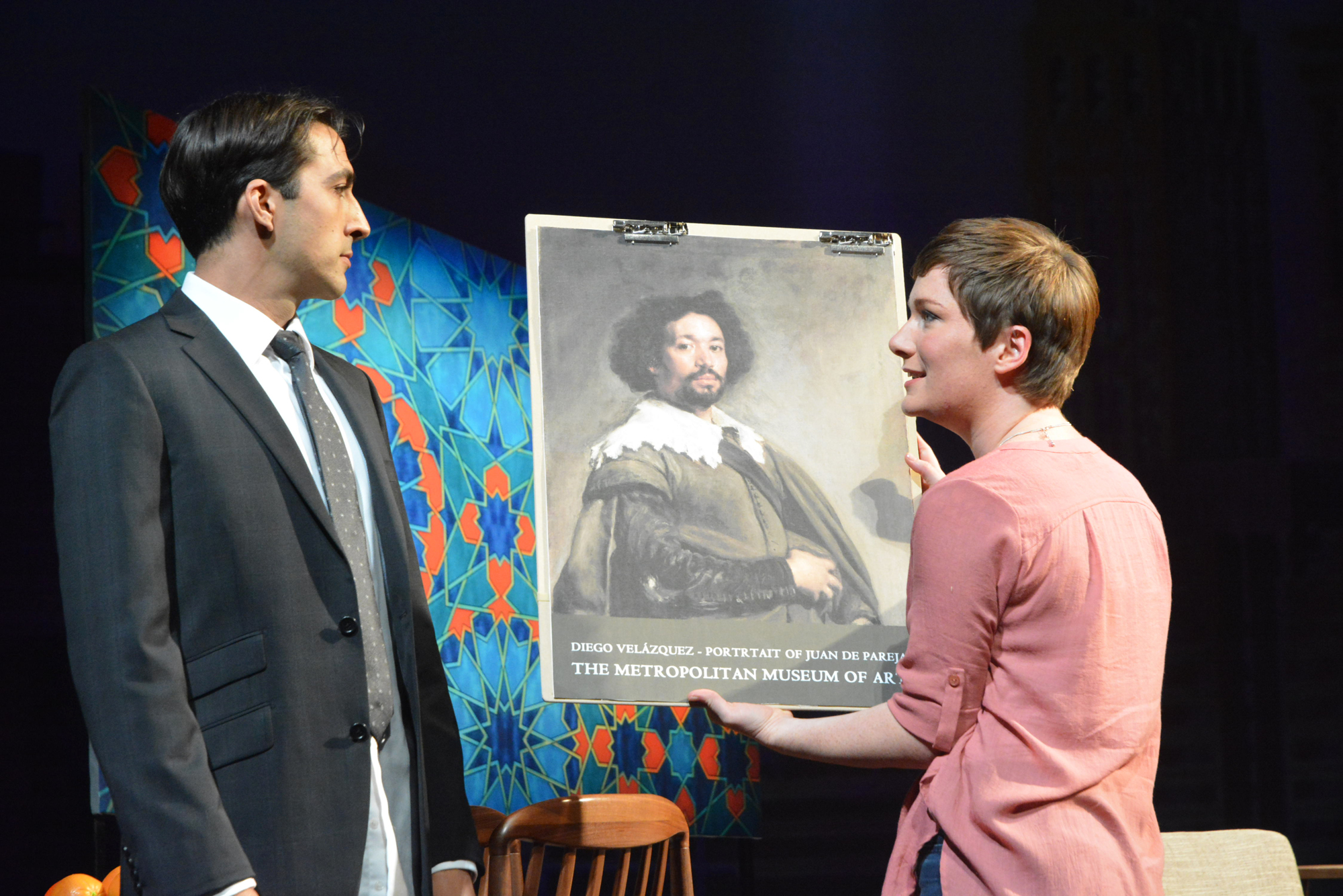 Dorien Makhloghi and Lee Stark in Asolo Rep's production of 