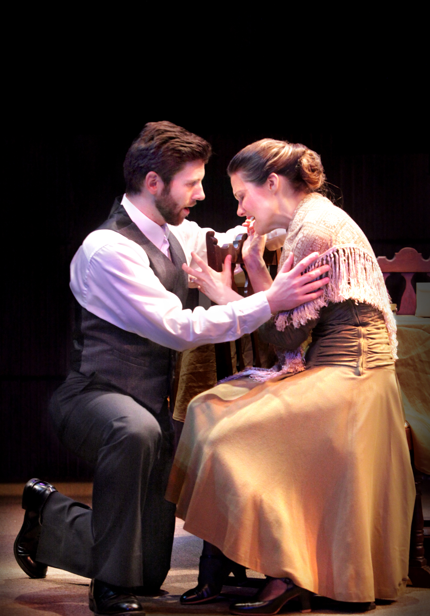 Mike Perez and Jessie Taylor in the FSU/Asolo Conservatory's production of 